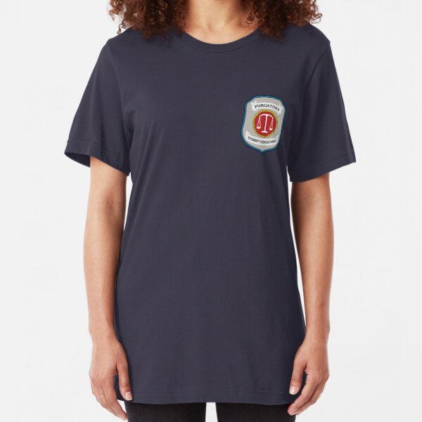 Wynonna Earp - Purgatory Sheriff Department Patch Slim Fit T-Shirt