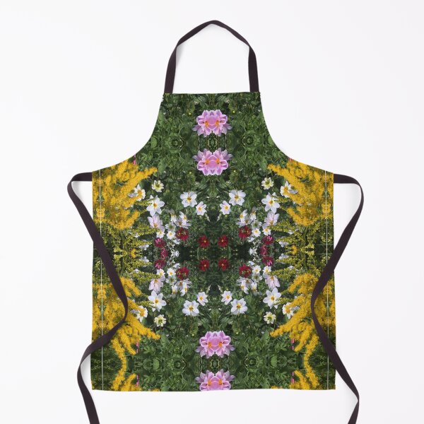 Item preview, Botanical Divine: Golden, Pink and White Flower Fusion designed and sold by RoseAromas.