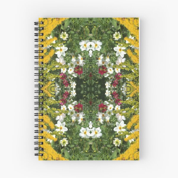 Item preview, Botanical Divine: Golden, Pink and White Flower Fusion designed and sold by RoseAromas.
