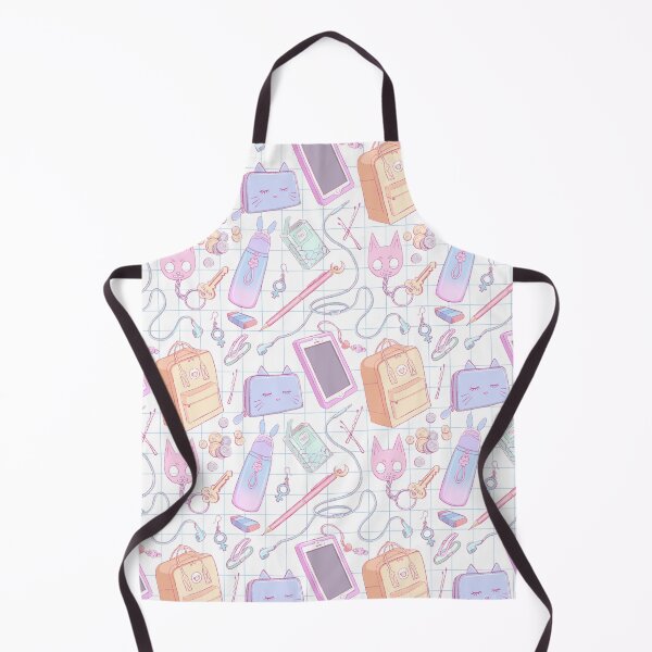 Item preview, Cute Pastel Kawaii Stationery Pattern designed and sold by LonelyBunny.