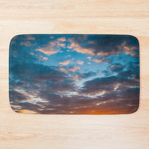 Item preview, Panoramic sky view, blue, orange, white, yellow clouds, morning aesthetic view designed and sold by August-E.