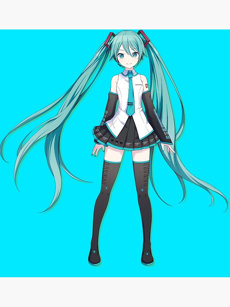 Free: Hatsune Miku Png Hd - Hatsune Miku Anime Full Body, Transparent  