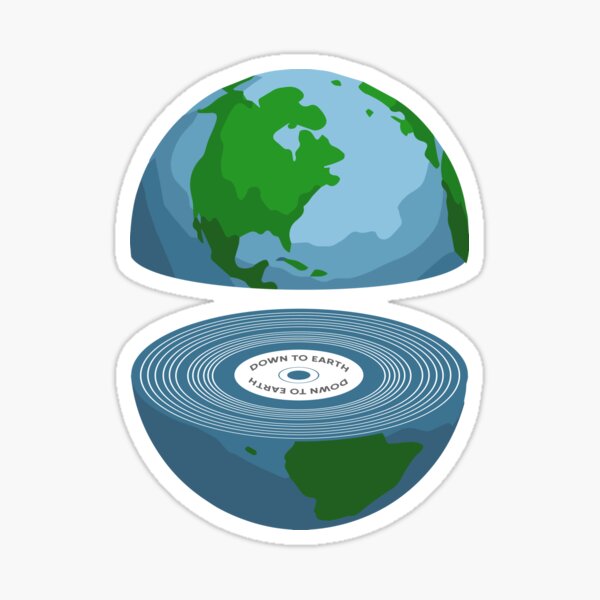 Down To Earth Team Logo Sticker