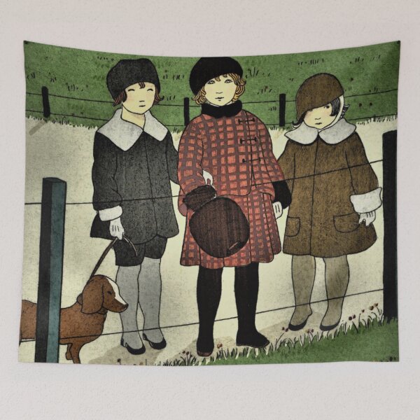Item preview, Children with dogs, walk designed and sold by SEEMUELLER.
