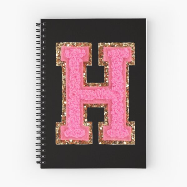 Item preview, H - Bubblegum Glitter Varsity Letter Patches designed and sold by Monograms Ultd.