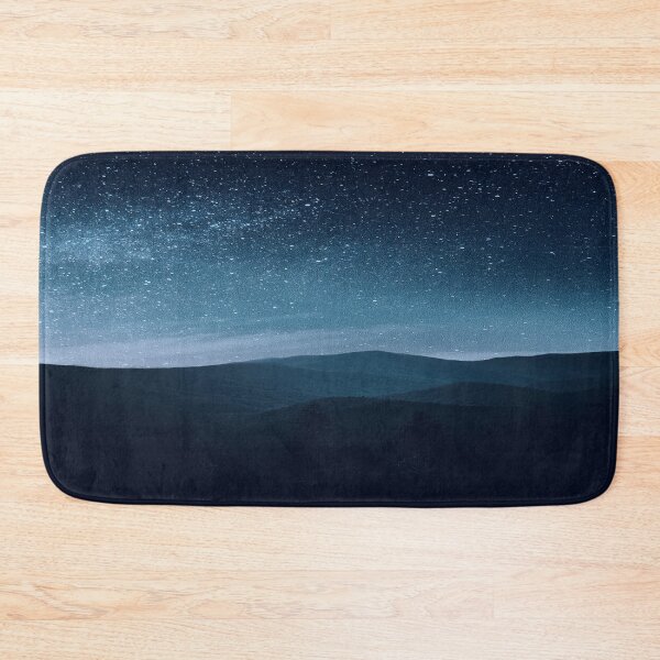 Item preview, Midnight starry Blue, dark winter shiny night sky, fantasy land designed and sold by August-E.