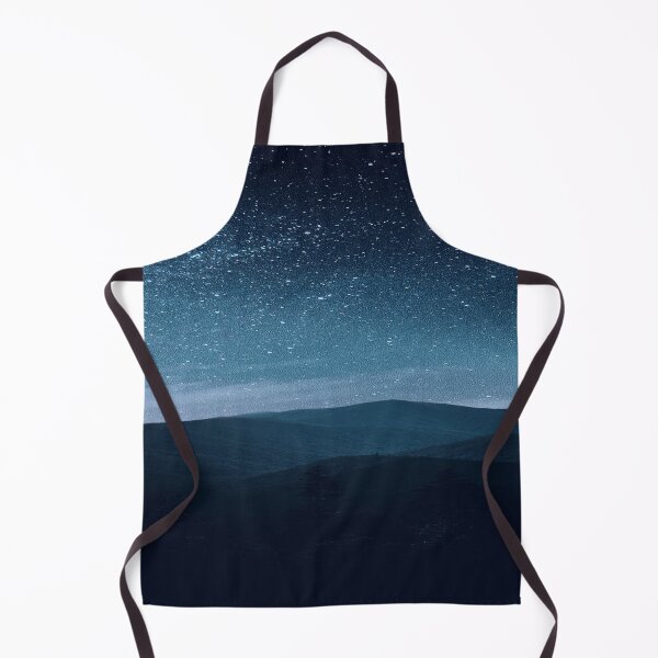 Item preview, Midnight starry Blue, dark winter shiny night sky, fantasy land designed and sold by August-E.