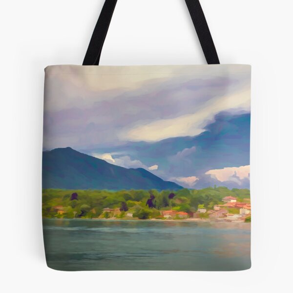 Item preview, View Across the Lake designed and sold by LizCoughlan.