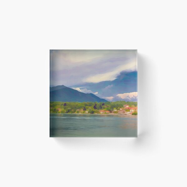 Item preview, View Across the Lake designed and sold by LizCoughlan.