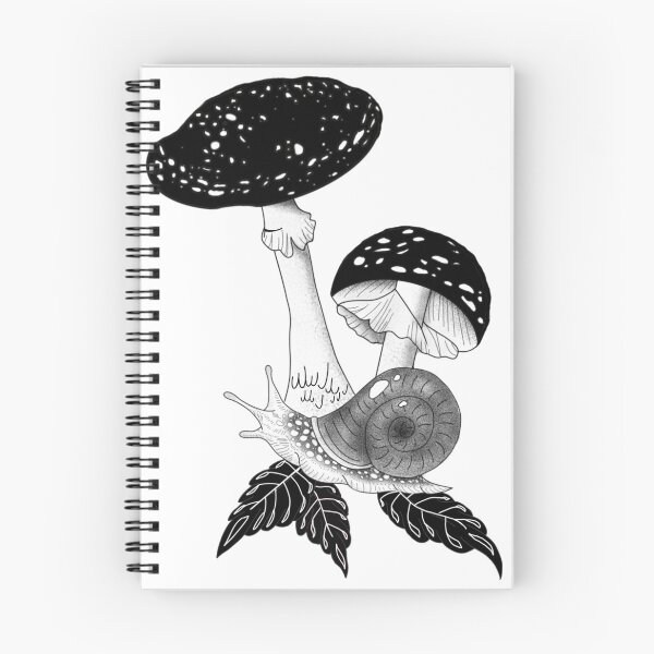 Item preview, Cottagecore Mushroom Snail designed and sold by Kitsune-Designs.