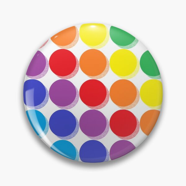 Item preview, Shaded Rainbow Polka Dots    designed and sold by lornakay.