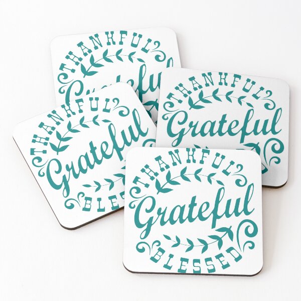 Item preview, Thankful Grateful Blessed designed and sold by designbychow.