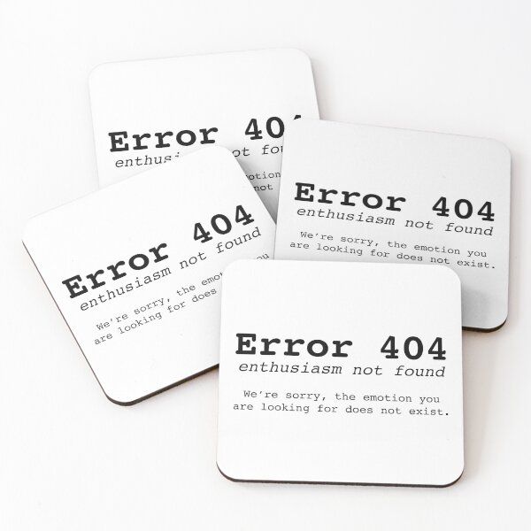 Item preview, Enthusiasm Not Found designed and sold by Elle  Hazlett.
