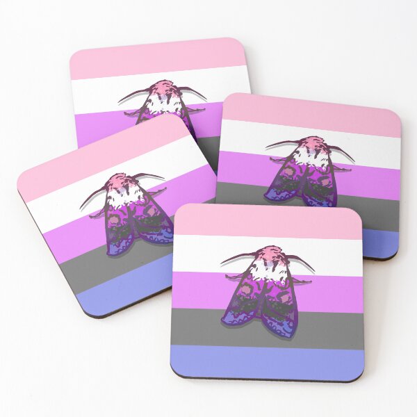 Item preview, Genderfluid Pride Moth designed and sold by squidego.