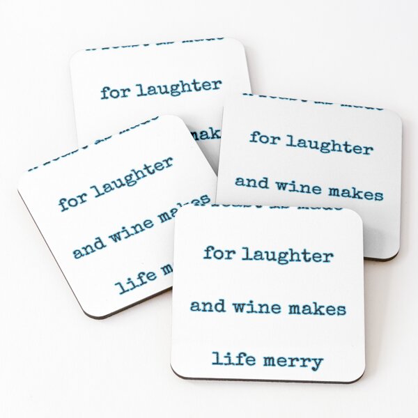 Item preview, A feast is made for laughter and a wine makes life merry designed and sold by Kwame-amponsah.