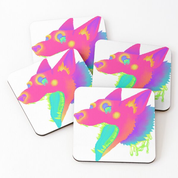 Item preview, neon snarl- high pixelated  designed and sold by Oleander Schweiger.