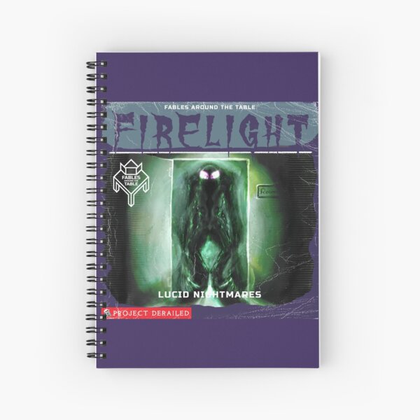 Firelight - Lucid Nightmares Spiral Notebook