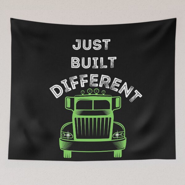 Item preview, Just Built Different Jamaican Trucker designed and sold by Sweet-A-Dsignz.