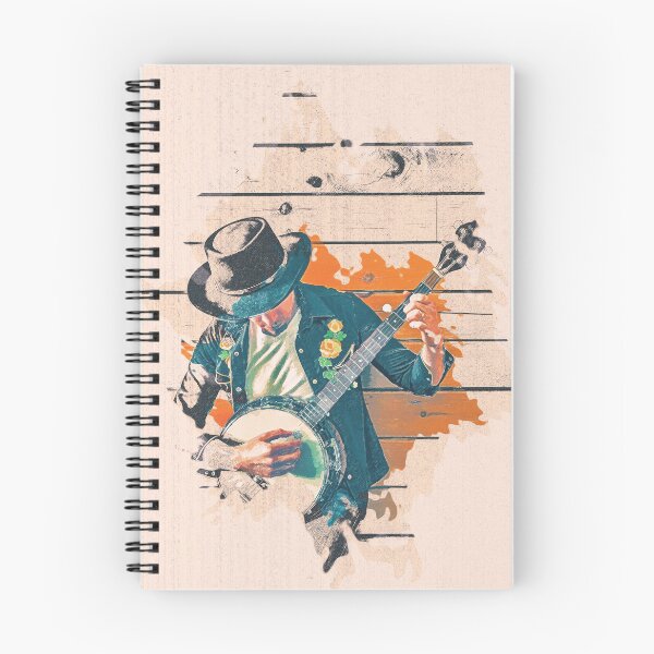 Item preview, Musician playing banjo designed and sold by iTrending.