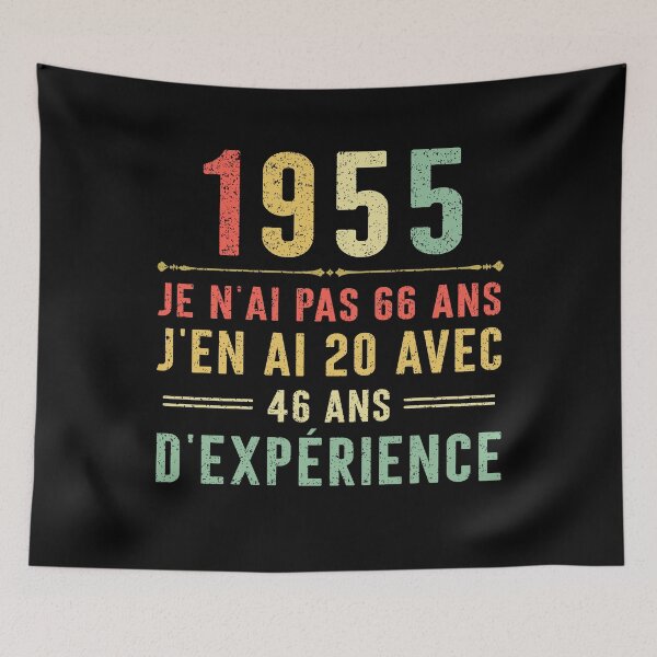 Item preview, Je n'ai pas 66 ans, j'en ai 20 avec 46 ans d'expérience. Vintage 1955 designed and sold by mharlan0ue.