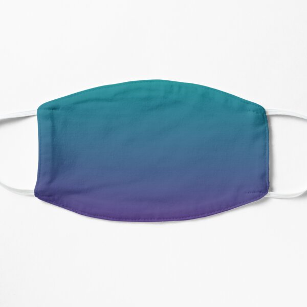 Ombre | Gradient Colors | Teal and Purple | Flat Mask