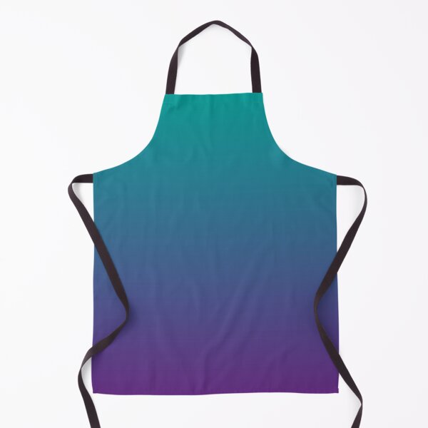 Ombre | Gradient Colors | Teal and Purple | Apron