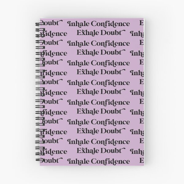 Item preview, Inhale Confidence Exhale Doubt Design with Lavender Background designed and sold by cutetype.