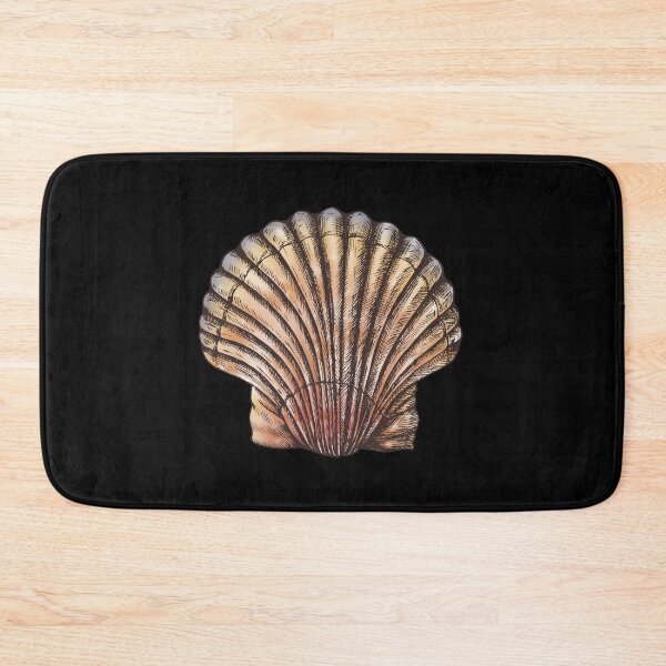 Item preview, Colorful clam seashell scallop designed and sold by TheTimeMachine.