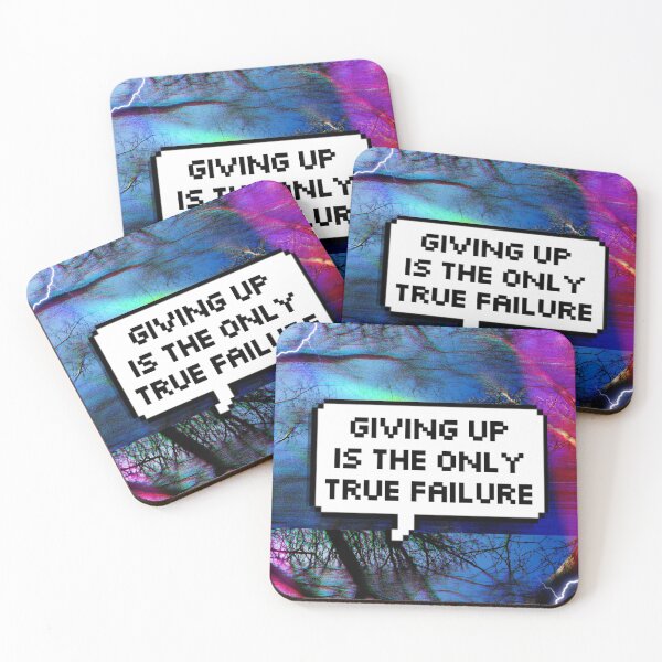 Item preview, Giving Up Is The Only True Failure designed and sold by 10pmCreations.