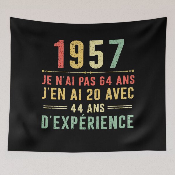 Item preview, Je n'ai pas 64 ans, j'en ai 20 avec 44 ans d'expérience. Vintage 1957 designed and sold by mharlan0ue.