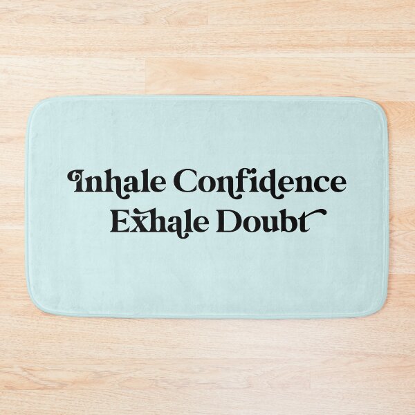 Item preview, Inhale Confidence Exhale Doubt Design with Mint Background designed and sold by cutetype.