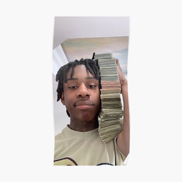 Polo G con dinero Póster