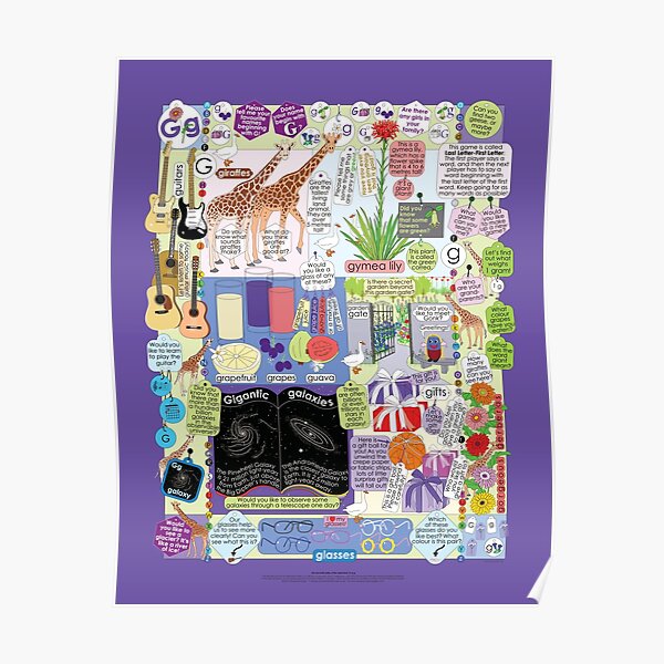 The Seventh Letter of the Alphabet: G or g Poster