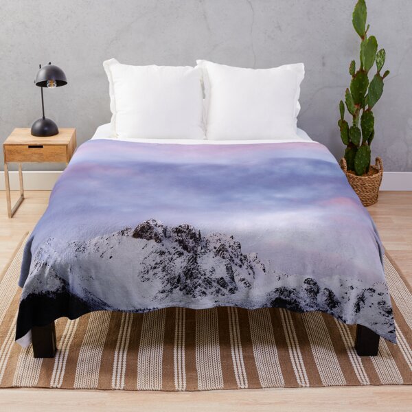 Item preview, Aesthetic Ice Hills, modern girl purple, pink, powder blue clouds, pastel sky designed and sold by August-E.