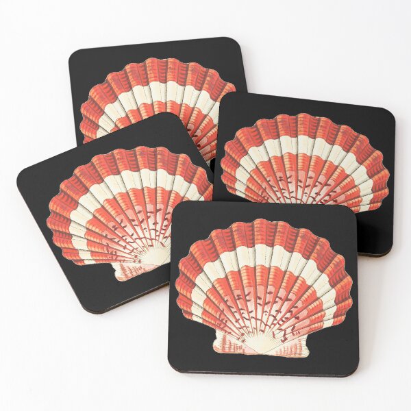 Item preview, Red Scallop designed and sold by TheTimeMachine.