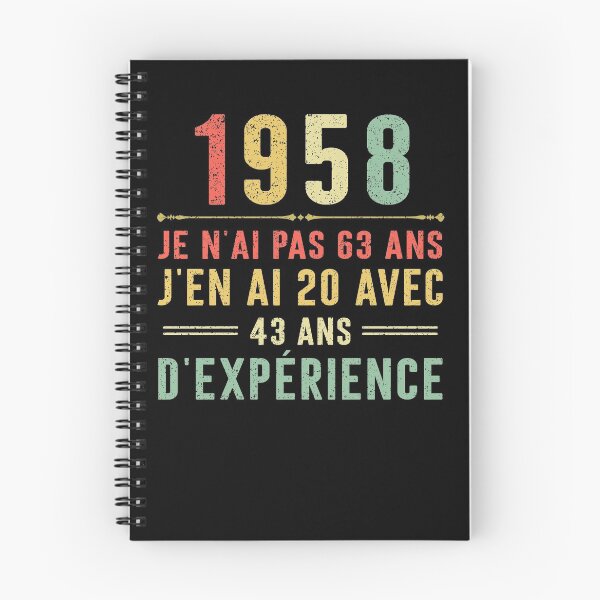 Item preview, Je n'ai pas 63 ans, j'en ai 20 avec 43 ans d'expérience. Vintage 1958 designed and sold by mharlan0ue.