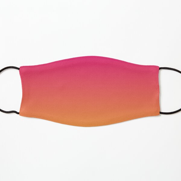Ombre | Gradient Colors | Pink and Orange | Kids Mask