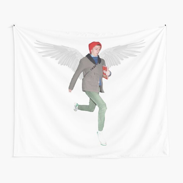 Michael Cera jumping / flying with wings Tapestry