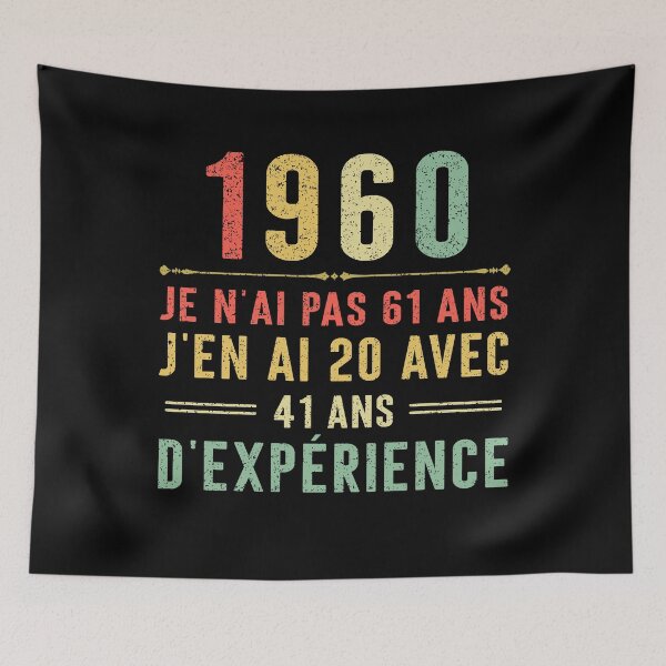 Item preview, Je n'ai pas 61 ans, j'en ai 20 avec 41 ans d'expérience. Vintage 1960 designed and sold by mharlan0ue.