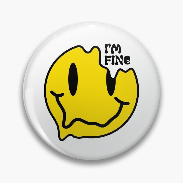 Item preview, I'm Fine Smiley Face designed and sold by joshsullivaan.