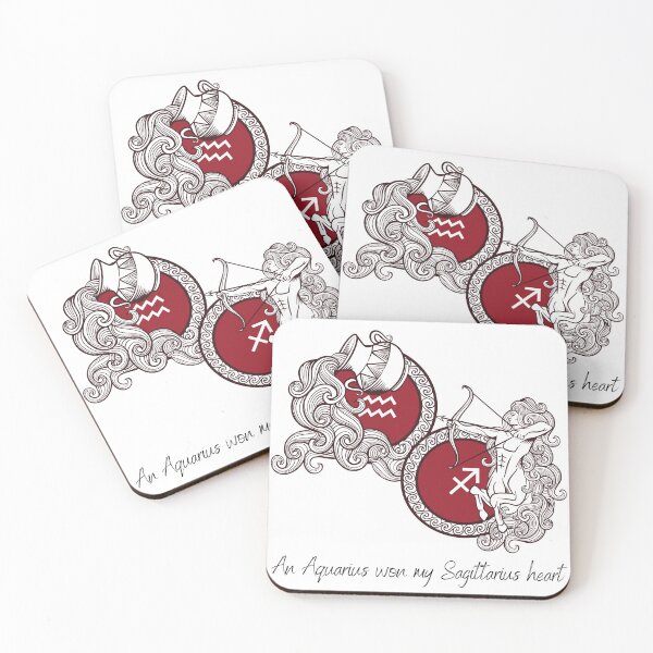 Item preview, An Aquarius won my Sagittarius Heart designed and sold by JJs-Tees.