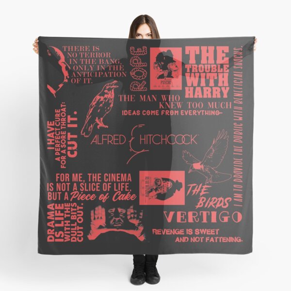 Item preview, Alfred Hitchcock word cloud. Birthday party gifts. Officially licensed merch. designed and sold by chrlalexandru.