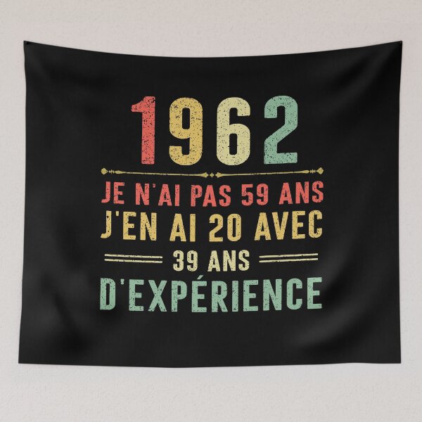 Item preview, Je n'ai pas 59 ans, j'en ai 20 avec 39 ans d'expérience. Vintage 1962 designed and sold by mharlan0ue.