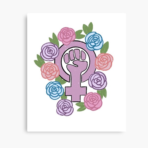 Feminist Symbol Canvas Print
