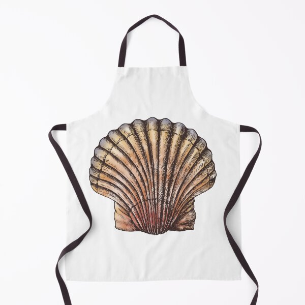 Item preview, Colorful clam seashell scallop designed and sold by TheTimeMachine.
