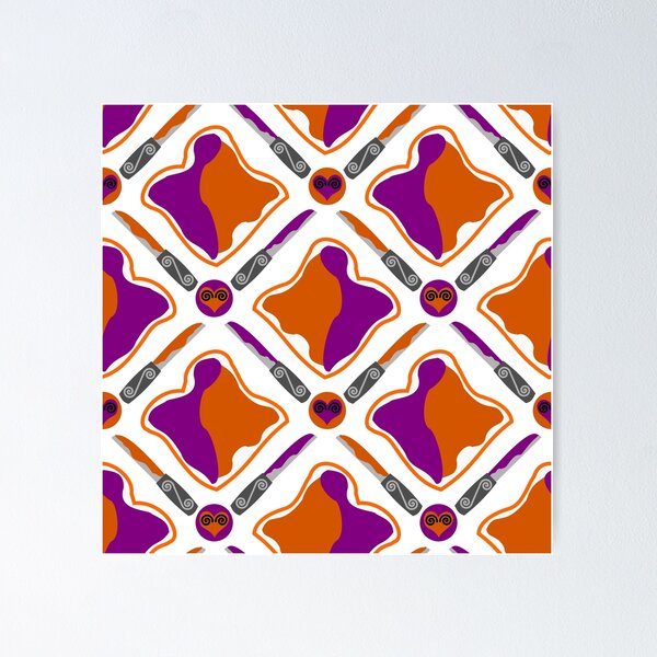 Item preview, Peanut Butter and Grape Jelly Seamless Pattern designed and sold by grounds.