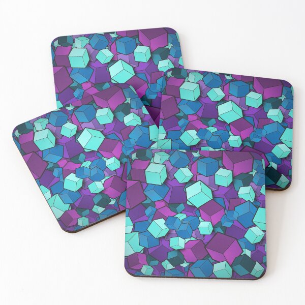 Item preview, Colorful digital Boxes abstract art inspired by the happy summer vibes designed and sold by Fine Art California.