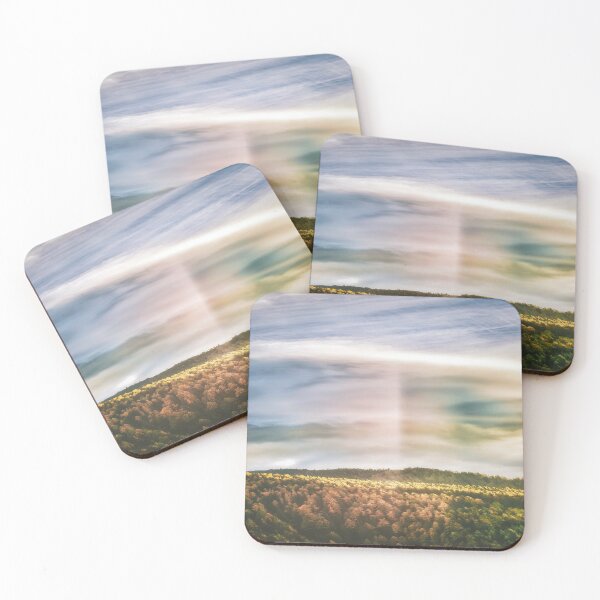Item preview, Nostalgic meadow fields, grass garden, cloudy sky, countryside view designed and sold by August-E.