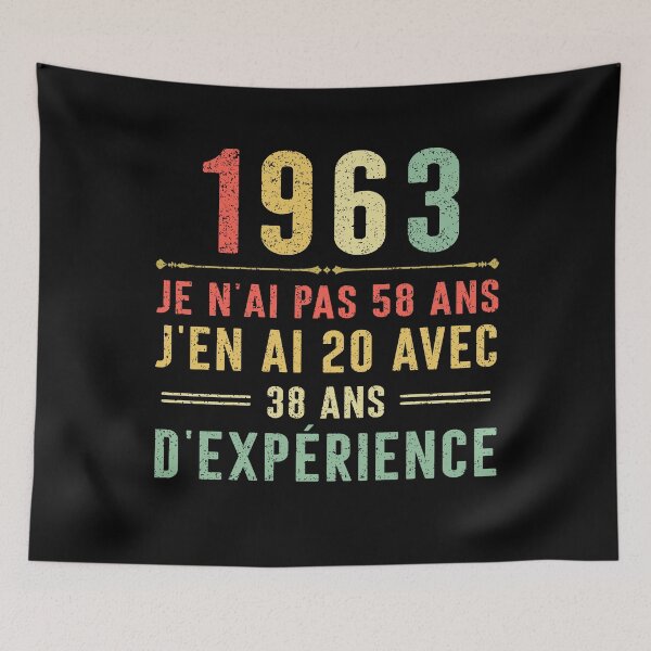 Item preview, Je n'ai pas 58 ans, j'en ai 20 avec 38 ans d'expérience. Vintage 1963 designed and sold by mharlan0ue.