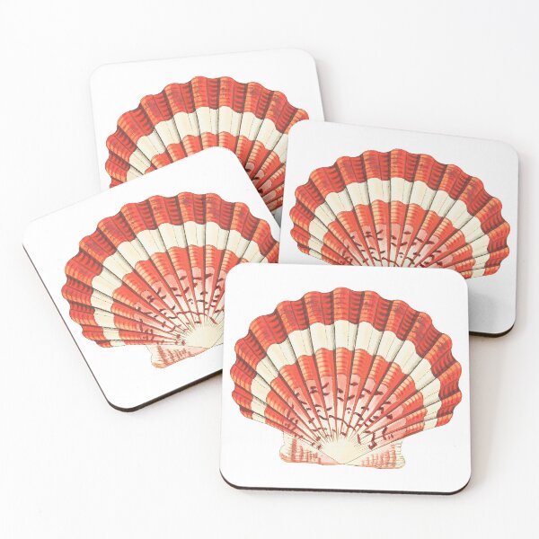 Item preview, Red Scallop designed and sold by TheTimeMachine.